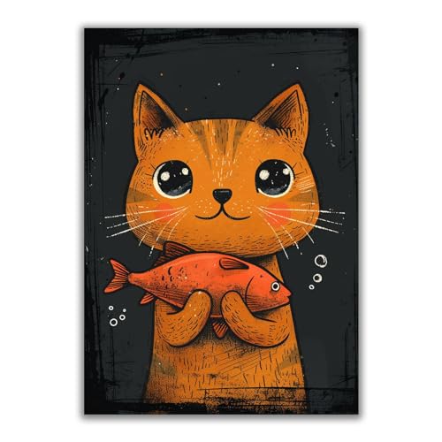 Poster animal forêt SHYAMIC toile 40x60cm pour déco chambre