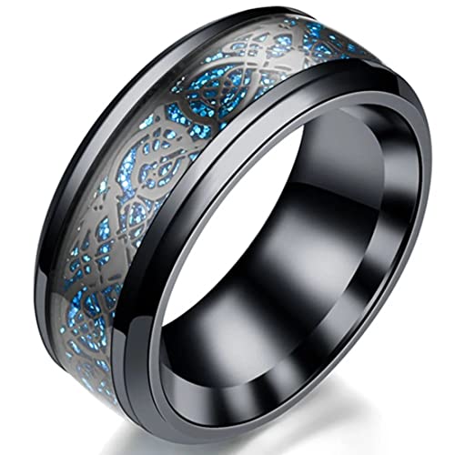 Image of Men's Stainless Steel Western Style Band Rings Collection for Men /Boy's