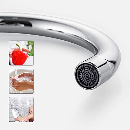 Auralum-Grifo-de-Cocina-con-Giro-de-360-Cano-Alto-Diseno-Elegante-Grifos-de-Fregadero-Monomando-en-Laton-y-Cromado-para-Agua-Caliente-y-Fria