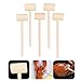 Crab Mallet Mini Wooden Hammer Seafood Cracker Kids Toy Craft Tool Flat Head 5PCS
