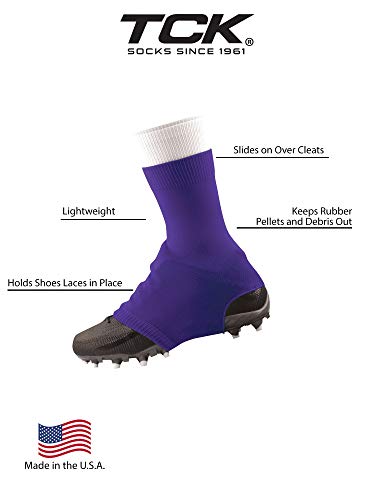 Image of TCK Football Spat Cleat Covers - Lace Covers Youth and Adult Sizes