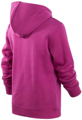 New Balance Conjunto de 2 peças de moletom com capuz e joggers para meninas (5-16), Baga, 7-8
