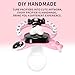 CutiePlusU Adult Sized Pacifier Dummy for Adult DIY Handmade - Black Bunny