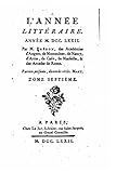 L'Année littéraire - Tome VII (French Edition)