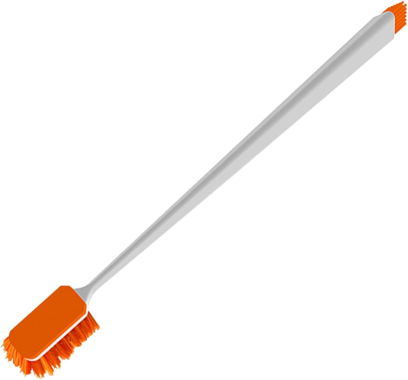 Small Fish Tank Cleaner - Algae Scraper for Glass Aquariums,Aquarium Brush & Scrubber Tool,Long Handle Double-Sided Scrubber Sponge Adapted for Cleaning Glass and Acrylic Aquariums for Deep Cleaning
