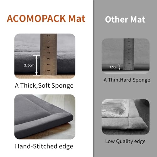 Tapete Acomopack de Espuma Viscoelástica 1.3" Gris miniatura 4