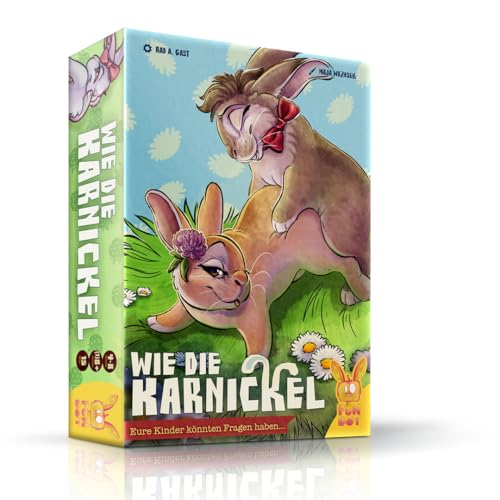 Funbot | Wie die Karnickel | Chaotisches Kartenspiel für 3-8 Spieler | Deutsch