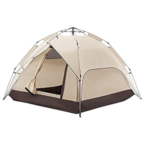 ベージュ ドーム型キャンプテント ドーム型テント（色：ベージュ