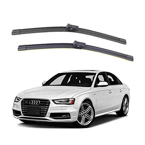 Image of Oshotto (O.E.M Type) Frameless Wiper Blades Compatible with Audi A4 / S4 (24 inch / 19 inch)