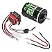 RC Brushed Motor, 540 High Torsion Low Noise Dual Operation Mode Low Voltage Protection Brushed Motor 360A ESC for RC SUV(20T)