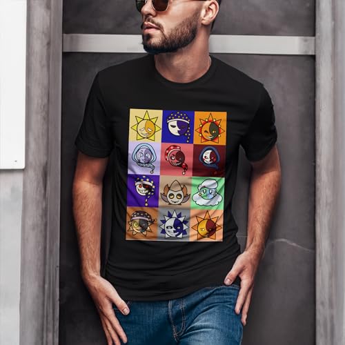 T-Shirt Sun Sleeve and Girl Moon Unisex Show Friend Gang Family Women Boy Gift for Men Multicoloured4