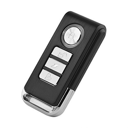 Delaman Bike Alarm Lock Wireless Anti-Theft Remote Control Alarm, Bicycle Alarm Safety Lock, Motorbike Vehicle Burglar Alarm Siren