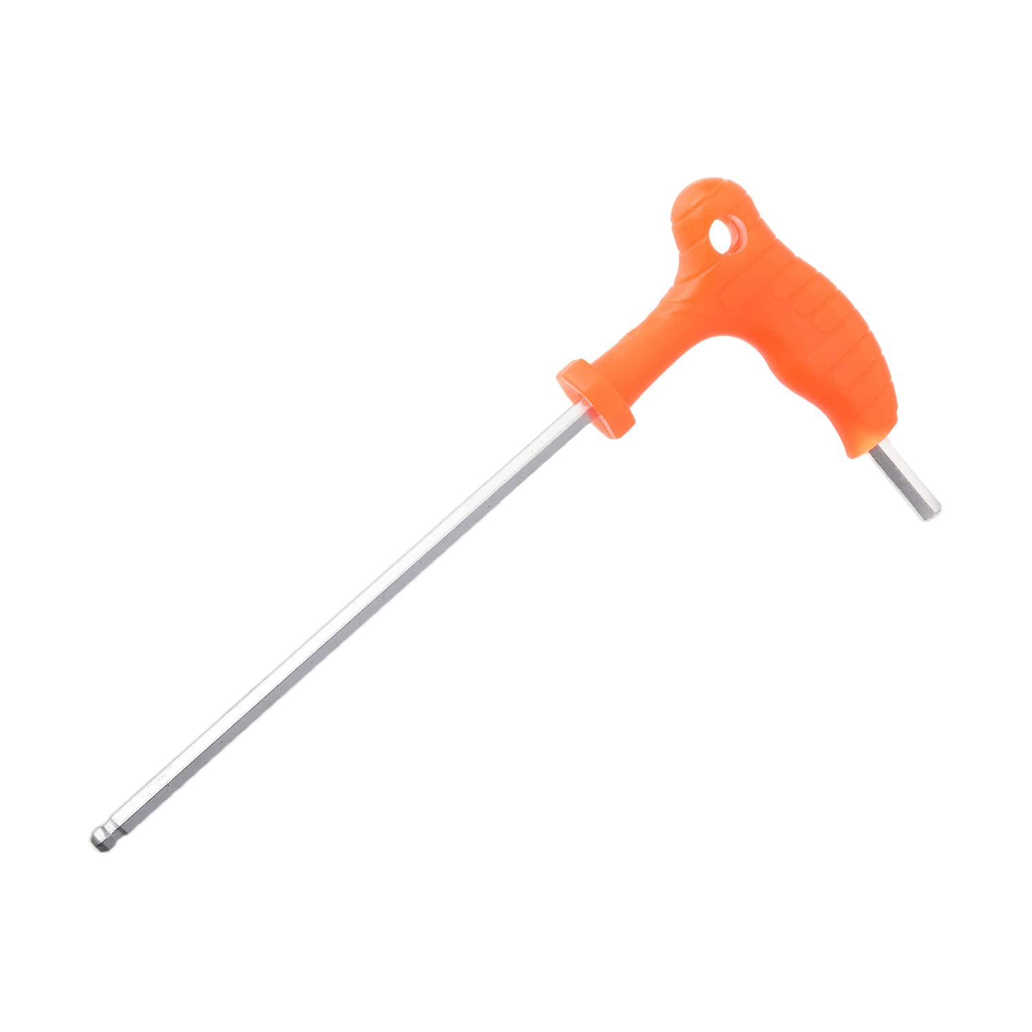 Utoolmart 4mm Metric Ball End Tip T-Handle Hex Wrench Chrome Finish