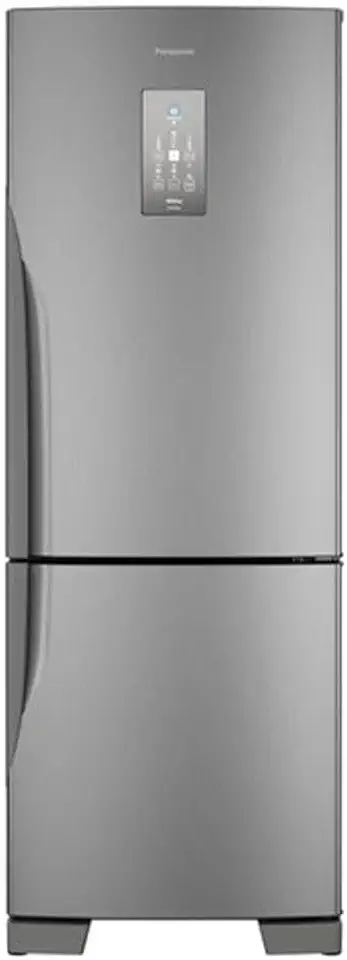 Refrigerador Bottom Freezer Inverter Panasonic de 02 Portas Frost Free com 511 Litros Aço Escovado - NR-BB71PV7X