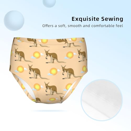 Cartoon Animal Girls' Underwear Soft Cotton Little Girls Panties Briefs3