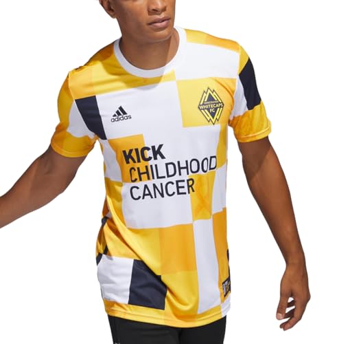 Adidas Mens Vancouver Whtecaps Mls Preshi Kcc Short Sleeve Jersey Mls-Major League Soccer cover