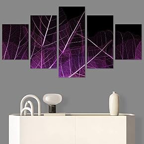 SIGNWIN 5 Panel Canvas Wall Art Modern Art...