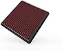 K&N Engine Air Filter: High Performance, Washable, Replacement Filter: Compatible 2007-2021 Ford/Lincoln Truck and SUV (F150, F150 Raptor, Expedition, Navigator, F250, F350, F450, F550, F650), 33-2385