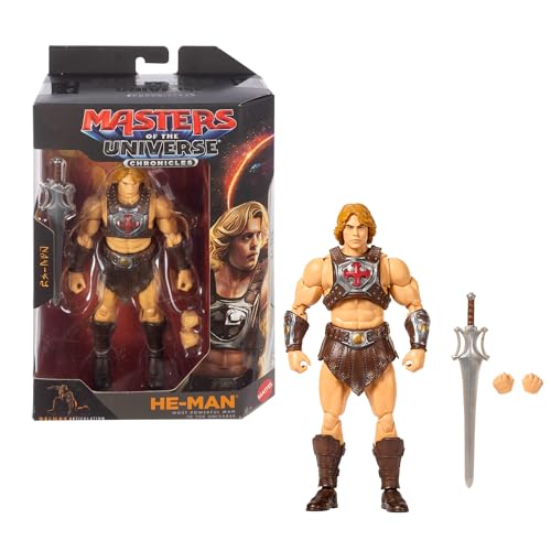 Masters of the Universe Action Figure Chronicles He-Man 6.5 Inch 2026 Movie Accurate Most Powerful Hero 30 Points Articulation Nicholas Galitzine JKJ26