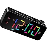 BESPORTBLE Digitaler Wecker mit Großem LED Bildschirm Multifunktionaler Radiowecker mit USB Ladefunktion Kompakte Uhr für Schlafzimmer und Büro