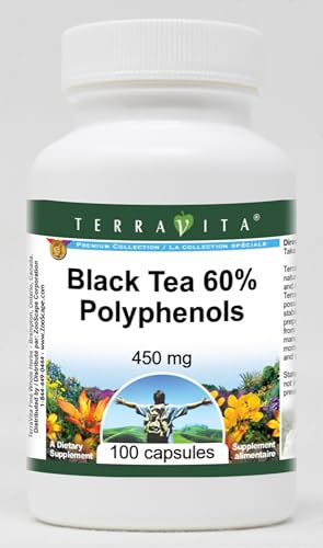 Black Tea 60% Polyphenols - 450 mg (100 Capsules, ZIN: 519363)