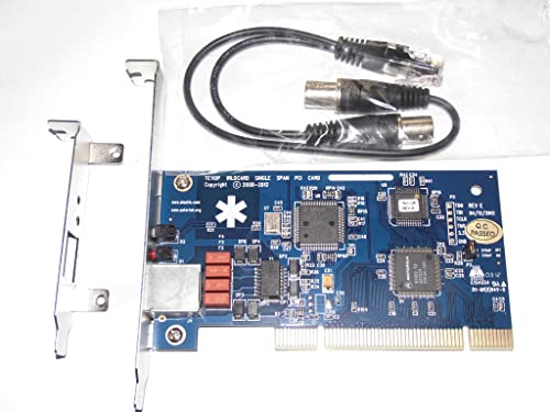 te110p T1 Card / E1 Card,1 Port PCI Interface,for Freepbx Issabel AsteriskNow Asterisk,ISDN PRI Card for IP PBX VoIP