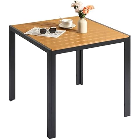Table de Jardin LIFERUN 75x75 cm Cover