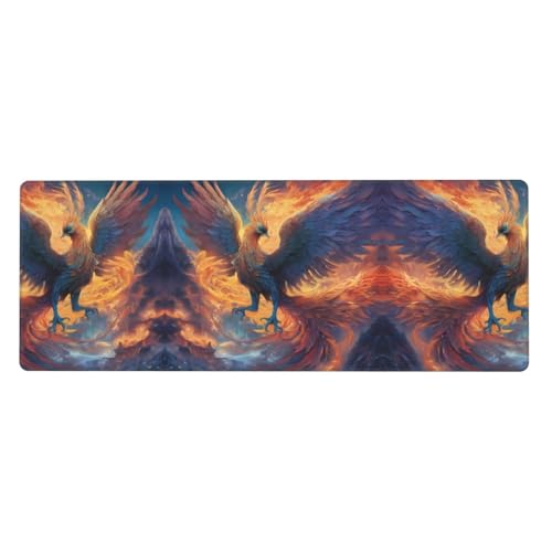 WZYWHJ Phoenix Nirvana Coussin de clavier extra large en caoutchouc épais antidérapant
