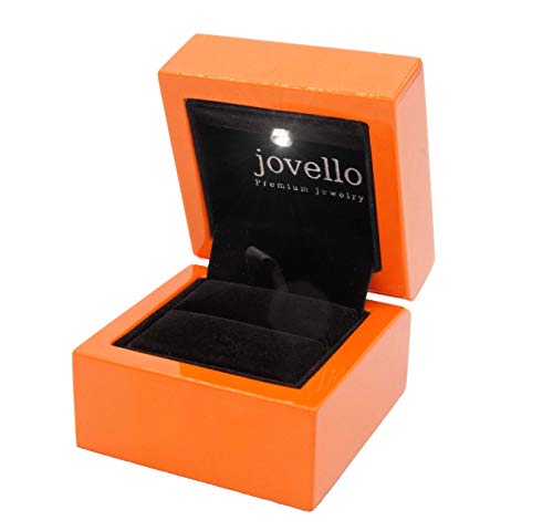 Preisvergleich Produktbild Exklusive Holz Box Schmuckbox Schmucketui Ringbox Ringetui mit LED Beleuchtung