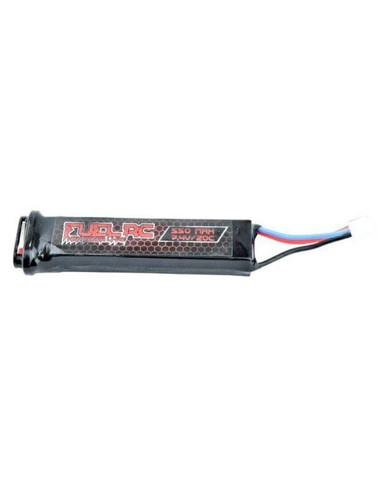 Fuel B030L Batteria LIPO per Pistole ELETTRICHE Softair AEP CYMA LI-PO 7,4V 550MAH per CM030 CM121 CM125 CM126 B030 G18C