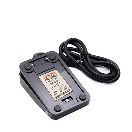 Interrupteur au pied FS-1 momentané avec câble de 1m pour commande électrique 10A - 7