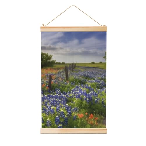 Peinture Texas Bluebonnets pour un salon lumineux et chaleureux