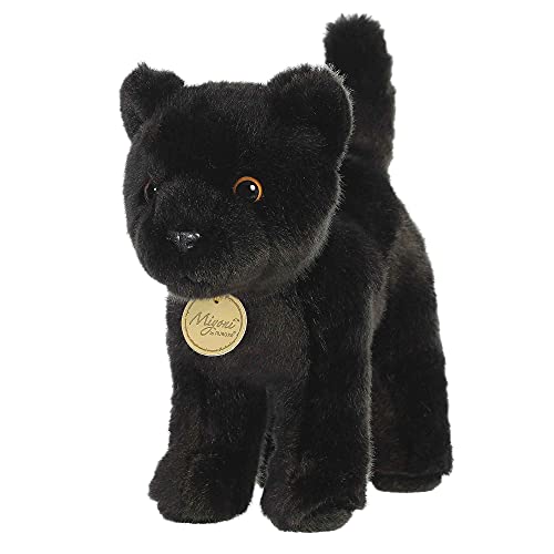 Aurora® Adorable Miyoni® Panther Stuffed Animal - Lifelike Detail - Cherished Companionship - Black 10 Inches #TOP27