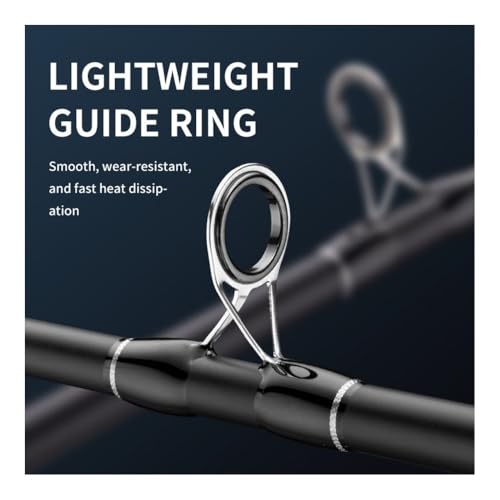 Canne à pêche spinning de 1,83m pour lancer long en eau douce et mer - 6