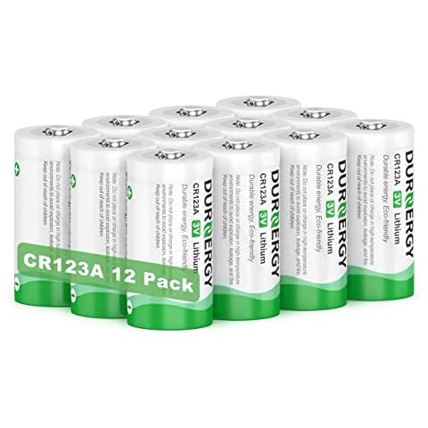 DURNERGY CR123A Lithium Battery 12 Pack Cover