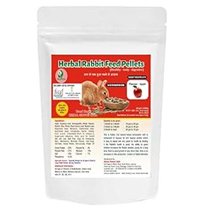Herbal Sinovet India Organic Apple Rabbit Food (1kg), ISO(9001-2015), FSSAI Certified