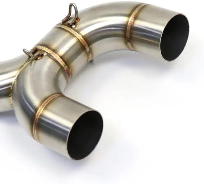 かに様 オートバイ排気ミドルパイプリンクコネクトマフラー ヤマハ FZ6