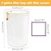 psler 5 Gallon Filter Bag with Filter Screen - Reusable Filter Bag with Opening on Top for Hydroponics Gardening 45 Micron