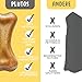 Käse und Huhn Kauknochen für Hunde | Käseknochen Hund aus Käse und Huhn | Langanhaltende Kausnacks für Hunde jeder Größe | Käsestangen | Gesunde Hund Knochen für Zahnpflege und Kauspaß