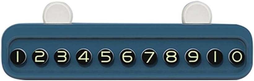 Car Temporary Parking Card Phone Number Plate Telephone Park Stop Automobile Accessories(D)