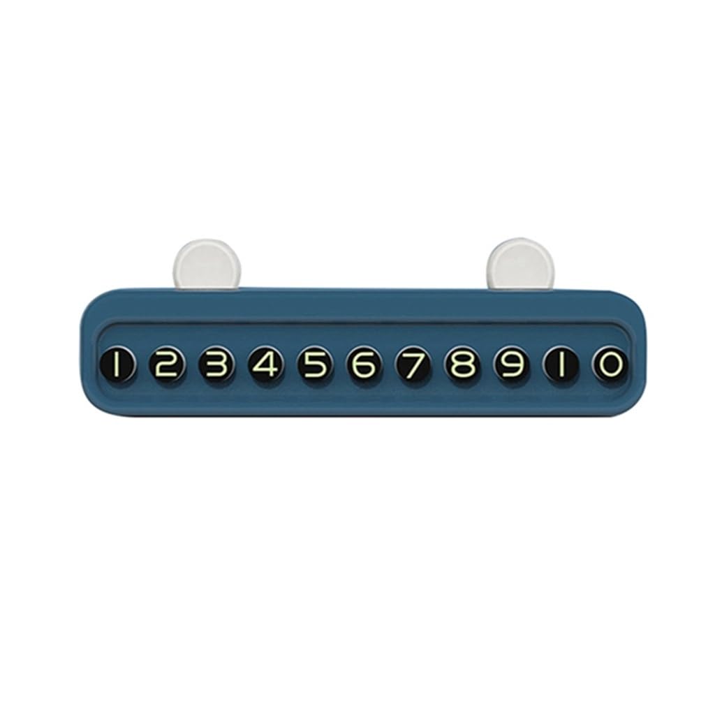 Tarjeta De Aparcamiento Temporal para Coche, Placa Número Teléfono, Parada Aparcamiento, Accesorios Automóviles(1-Pack)