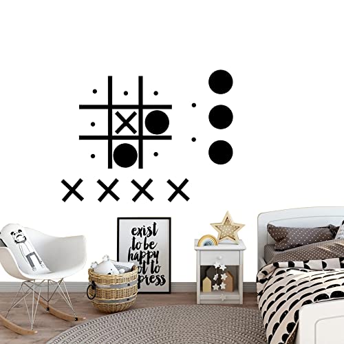 Magnetic Tic Tac Toe Wall-Mount Game, Wall Art For Kids Room, Playroom Wall Decor For Boys & Adults(Pvc) #TOP5