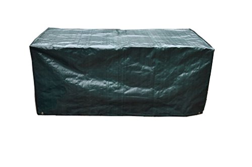 Protective cover for rectangular garden table, weatherproof cover for square tables, sofa, daybed, chairs.Waterproof breathable polypropylene garden furniture cover (170x95x70cm, green)