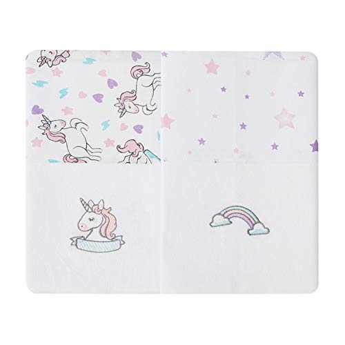 Cueiro manta bordados karinho 80cm x 80cm 02 un, Papi Textil, Rosa