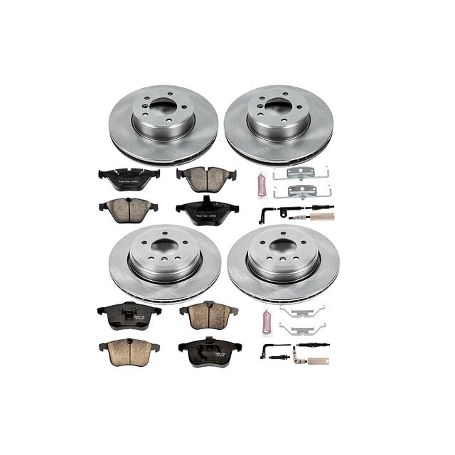 Image of PowerStop Z17 Replacement Brake Pad & Rotor Kit Front & Rear KOE5360