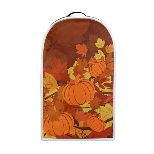 Hinthetall Pumpkin Blender Covers for Kitchen Counter Maple Leaves Blender Dust Cover Red Anti Splash Juicer Coffee Maker Covers Compatible with Stand Mixer Coffee Maker Juicer,Red