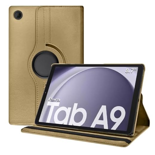 CAPA CASE PARA TABLET GALAXY TAB A9 8,7" 64GB EE 4G GRAFITE Sm-X115 ANO 2023 - ALAMO (DOURADO)