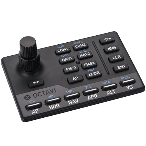 Image of IFR-1: Compact All-in-one Cockpit Made in Germany - high-Precision Controls for COM, NAV, FMS, autopilot, XPDR, and More for immersive, Realistic Flight Simulation