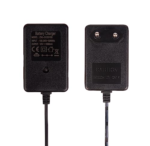 BNBBSC 12V-Ladegerät für Elektroautos für Kinder, 12V 1A Ladegerät für elektrische Fahrt auf Toys Motorrad SUV ATV -Auto eine Vielzahl