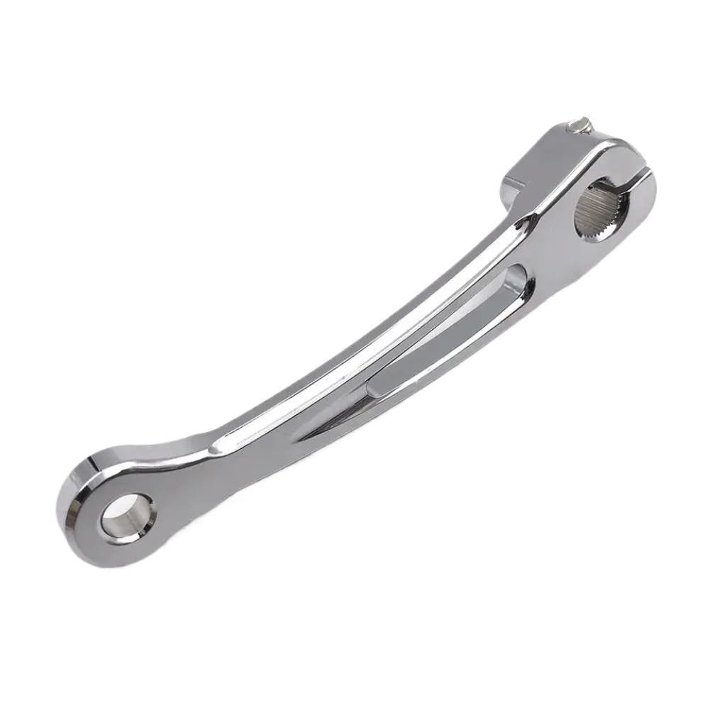 Ewtphjzee Silver Aluminium Inner Shift Rod Shifter Shaft Lever Bracket Compatible With Harley-Davidson Touring Electra Street Road King Flht Flhx(Silver)